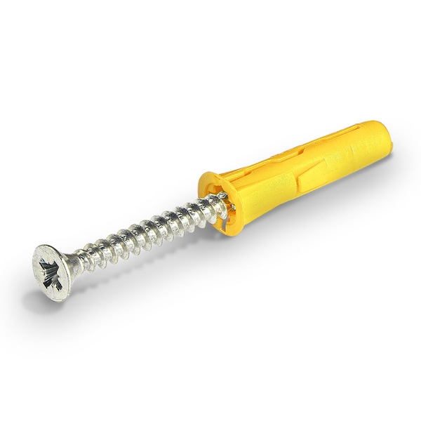 Rawlplug MULTI-PURPOSE ANCHOR 3/16 WITH SCREWS 6X1-1/2 (BAG OF 40) CASE OF 4, PK160 R-S0-UNO3/16+6-3-C - main